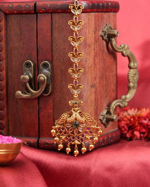 Mayura Saubhagyam – Jadau Maang Tikka