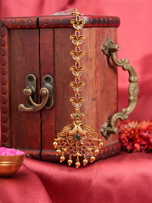 Mayura Saubhagyam – Temple Maang Tikka