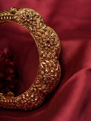 Padmakriti Openable Kadas – Temple Heritage Bangles