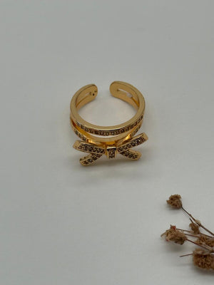 Bling Bow – Adjustable Anti Tarnish Ring