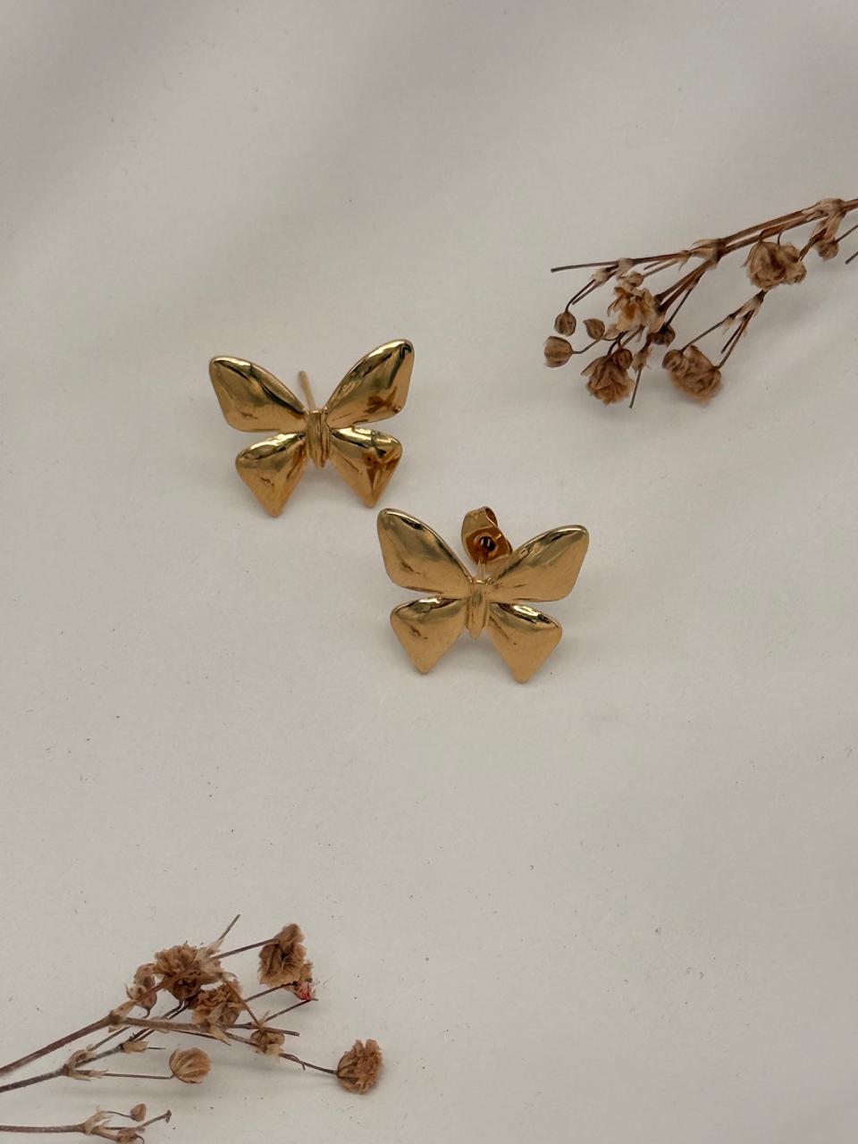 Dazzle Knot Golden – Anti Tarnish Bow Earrings