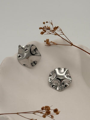 Lunar Folds – Anti Tarnish Earrings