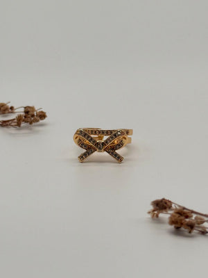 Bling Bow – Adjustable Anti Tarnish Ring