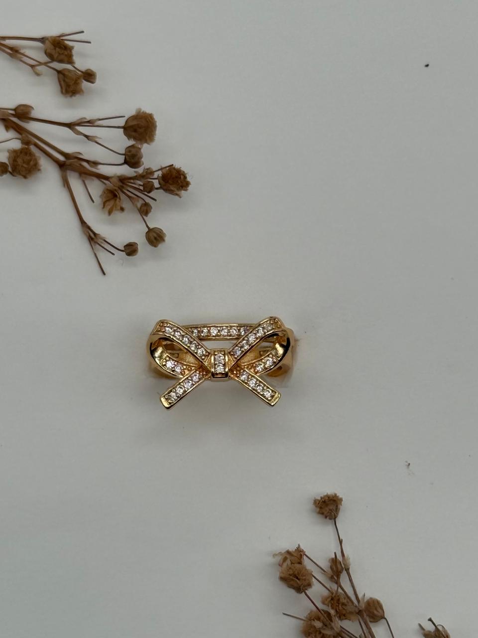 Bling Bow – Adjustable Anti Tarnish Ring