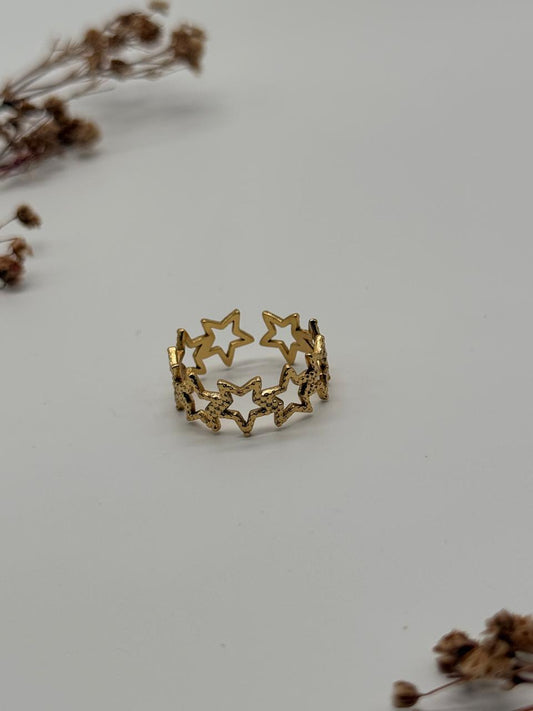 Stellar Loops – Adjustable Anti Tarnish Ring