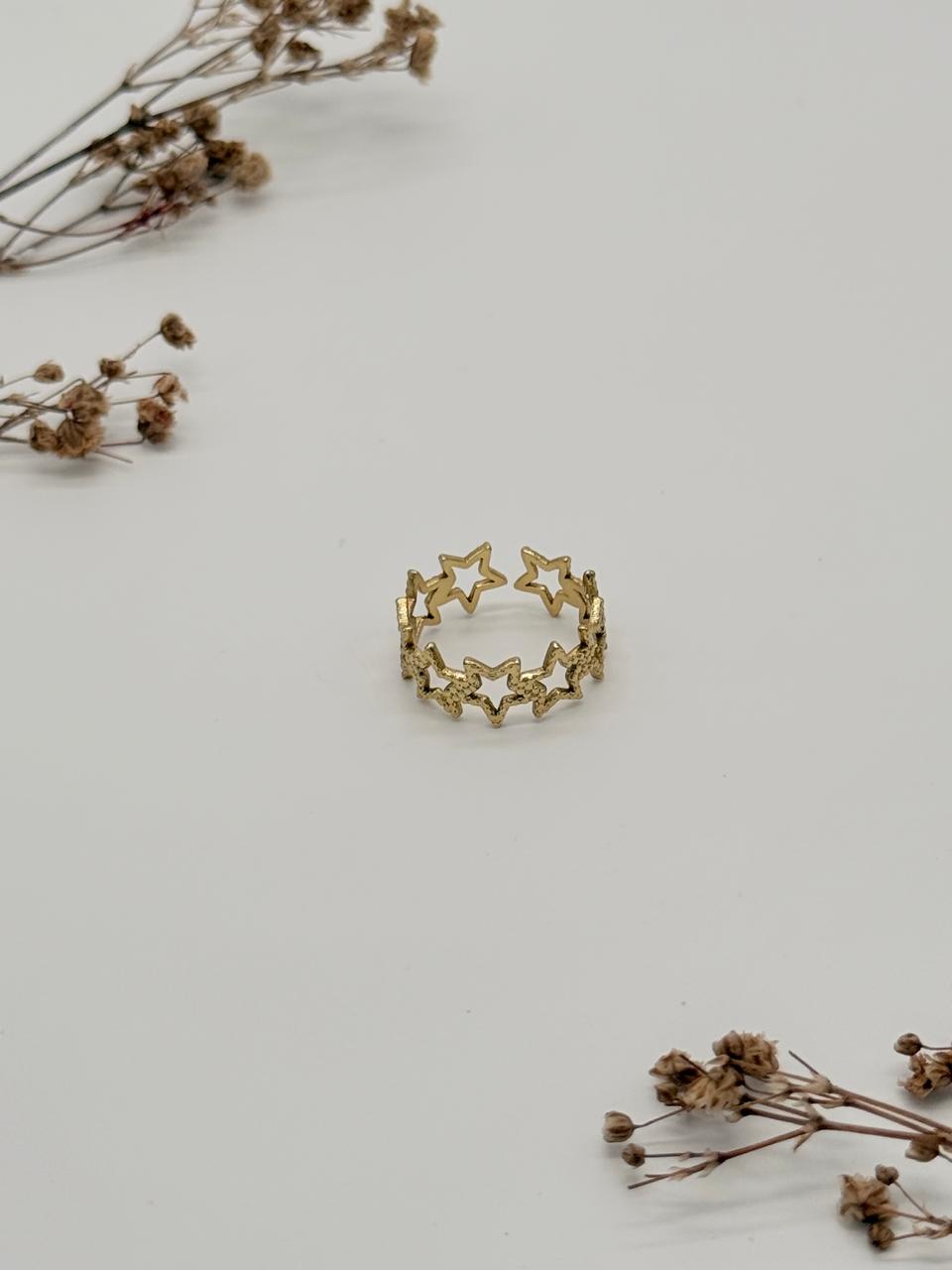 Stellar Loops – Adjustable Anti Tarnish Ring