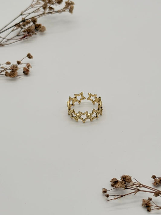 Stellar Loops – Adjustable Anti Tarnish Ring