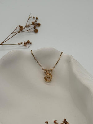 Bunella – Golden Bunny Pendant Necklace