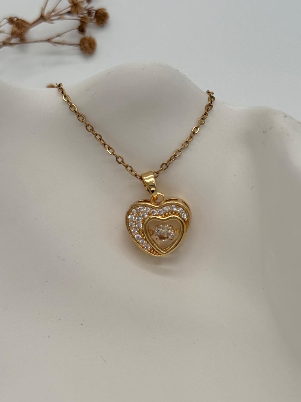 Lumière  – Heart-Shaped Love Pendant Necklace ✨