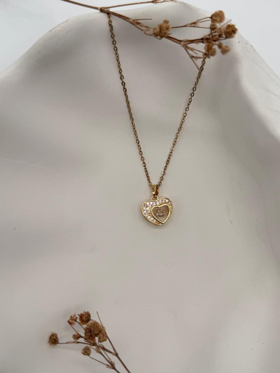 Lumière  – Heart-Shaped Love Pendant Necklace ✨