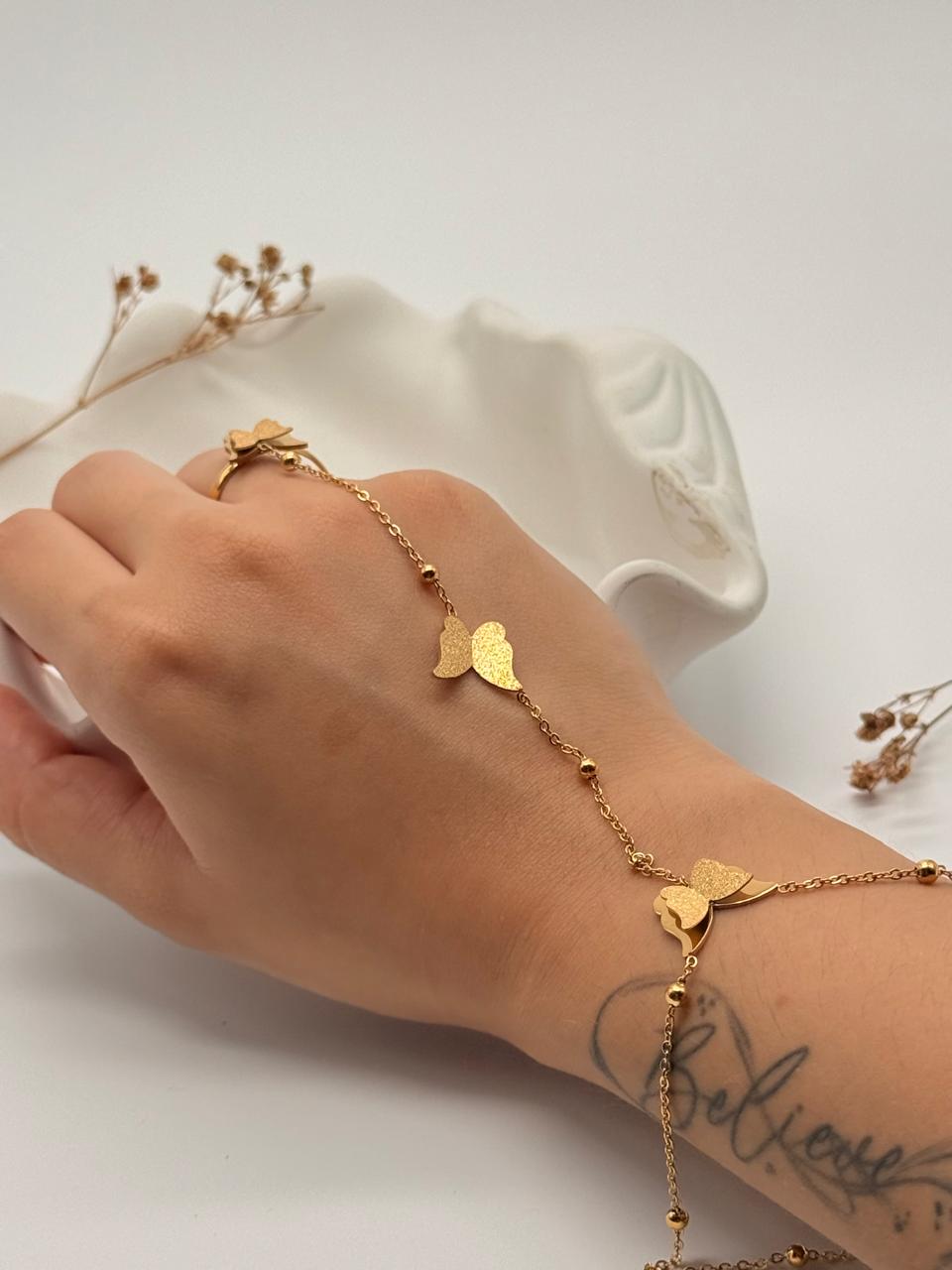 Soul Wings – Adjustable Anti Tarnish Hand Chain