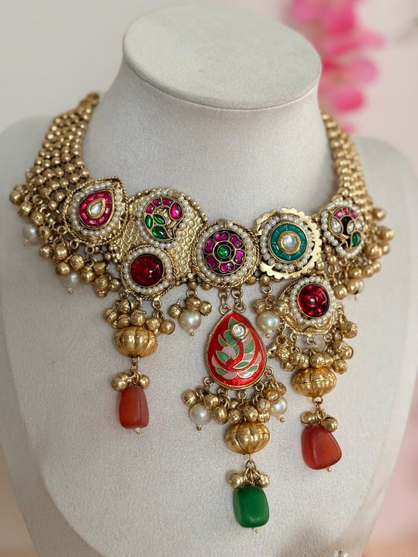 Rang-e-Gul – Kashmiri Necklace Set