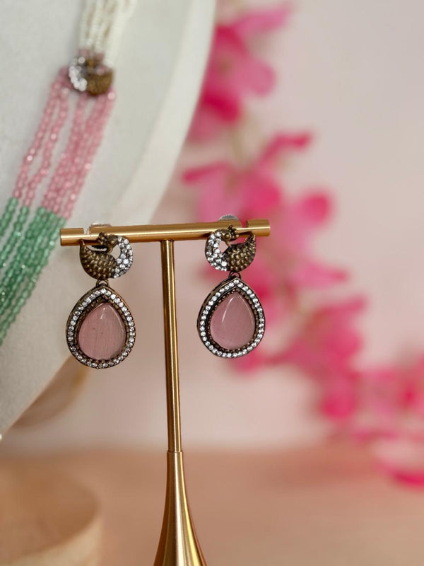 Pastel Royale – Beaded Long Mala Set