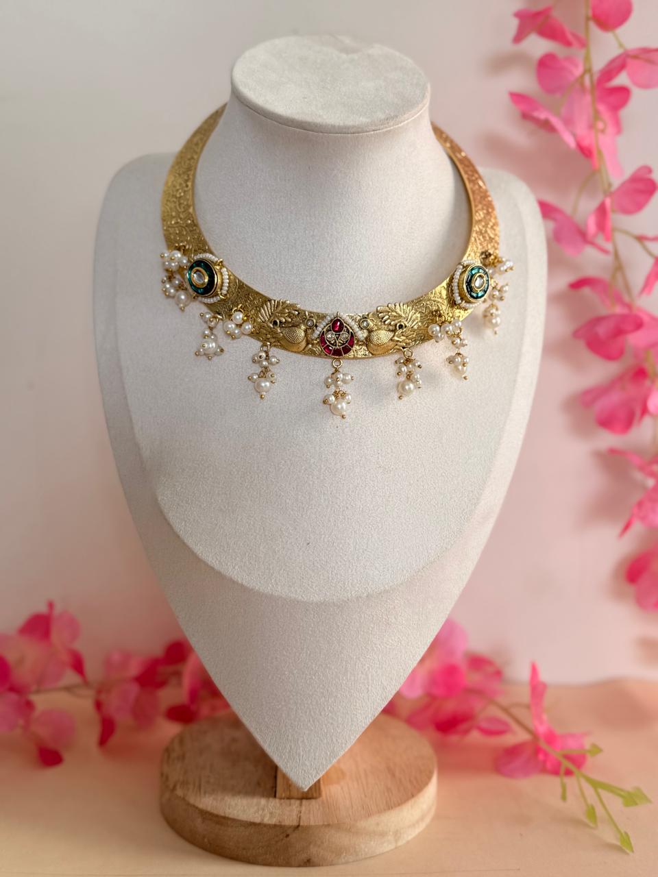 Mystic Heirloom Jadau Hasli - Rosy Dawn Radiance