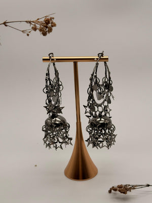 Star Charm Indo-Western Earrings