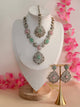 Royal Radiance Kundan Set – Pastel Pink & Mint