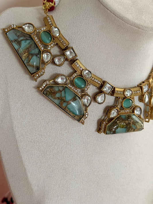 Turquoise Dynasty – Replica Necklace Set
