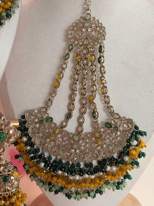 Noor-e-Haldi Reverse AD Pasha Bridal Set