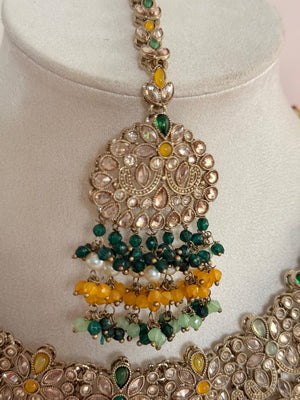 Noor-e-Haldi Reverse AD Pasha Bridal Set