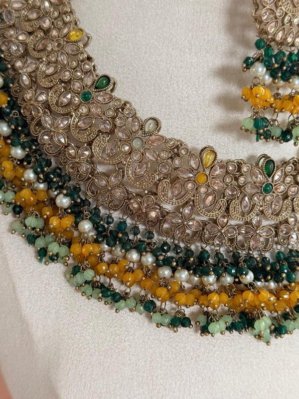 Noor-e-Haldi Reverse AD Pasha Bridal Set