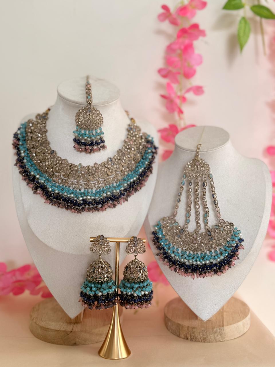 Zar-e-Grace Set Reverse AD Pasha Bridal Set
