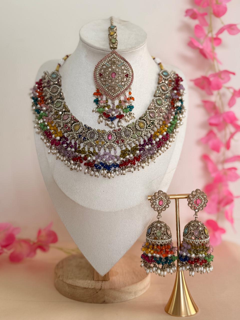 Azure Cascade Reverse AD Bridal Set