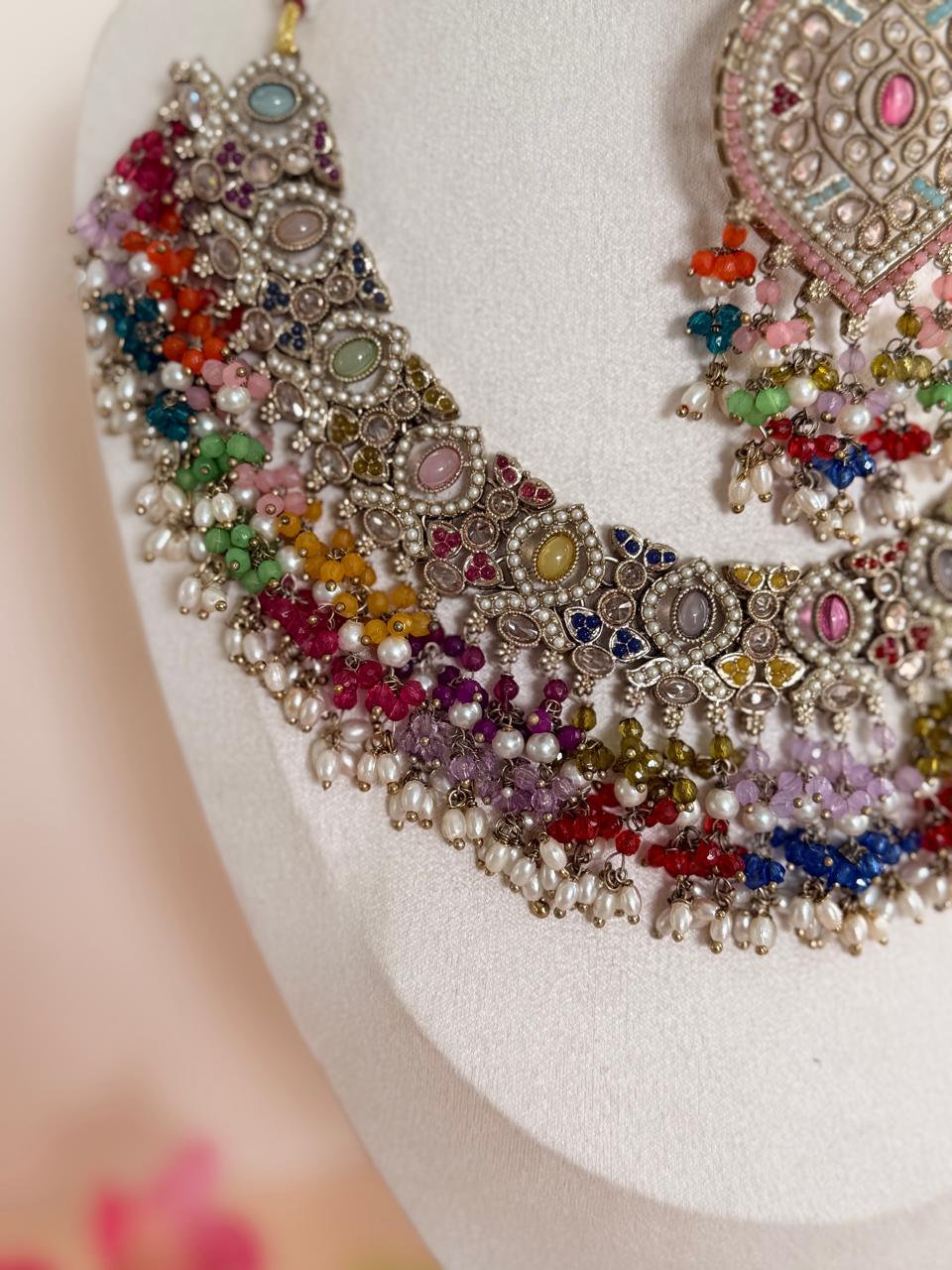 Azure Cascade Reverse AD Bridal Set