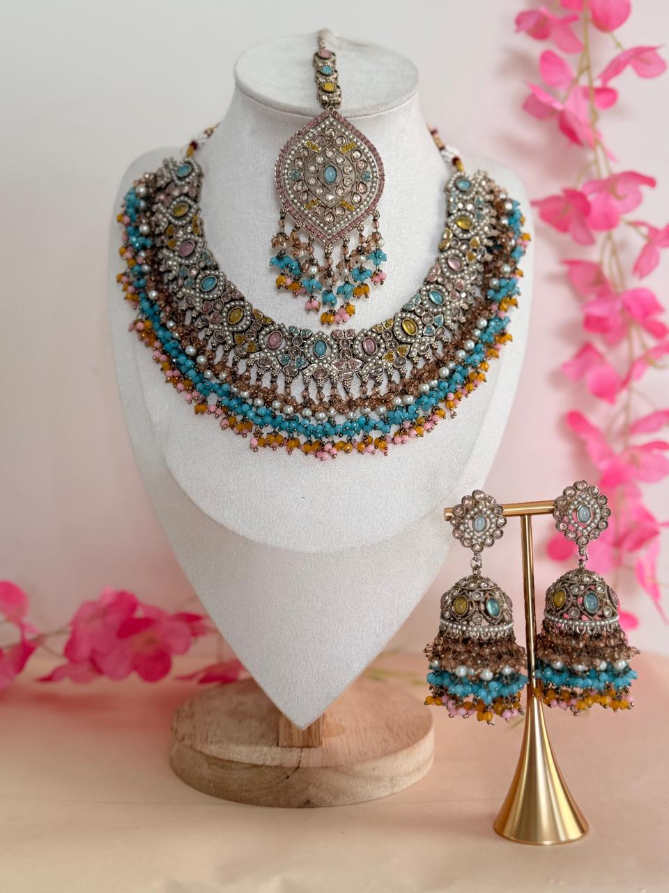 Tranquil Hues Reverse AD Bridal Set