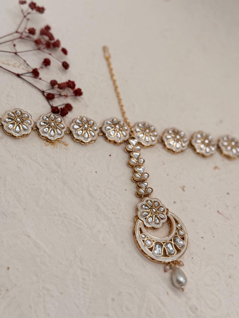 Jodha Shringar Kundan Replica Bridal Set