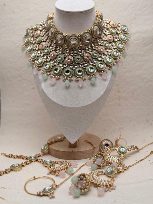 Rajvanshi Rajwadi  Kundan Replica Bridal Set