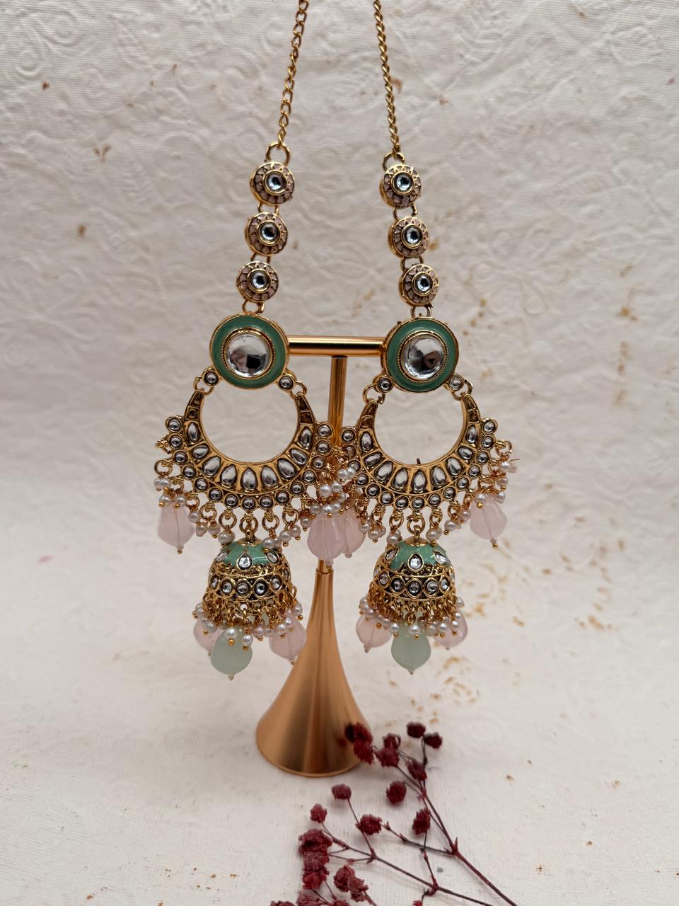 Rajvanshi Rajwadi  Kundan Replica Bridal Set