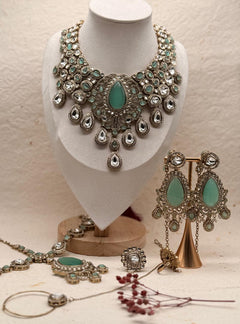 Rajmayura Kundan Polki Bridal Set