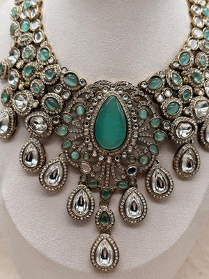 Rajmayura Kundan Polki Bridal Set