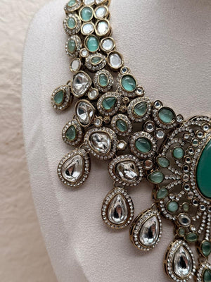 Rajmayura Kundan Polki Bridal Set