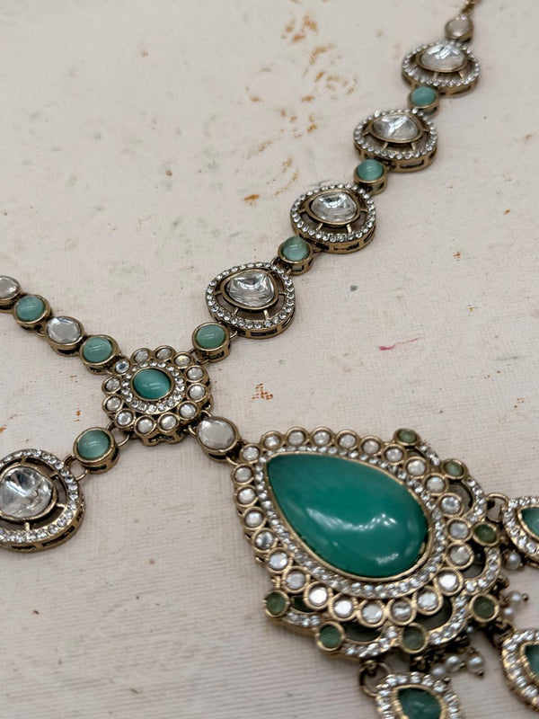 Rajmayura Kundan Polki Bridal Set