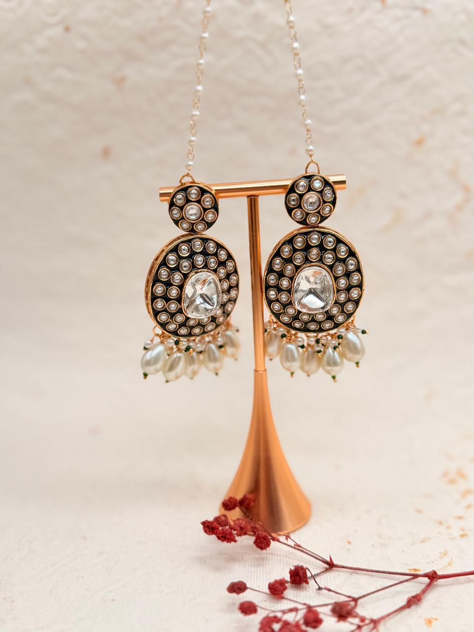 Rajpratha Kundan Replica Bridal Set