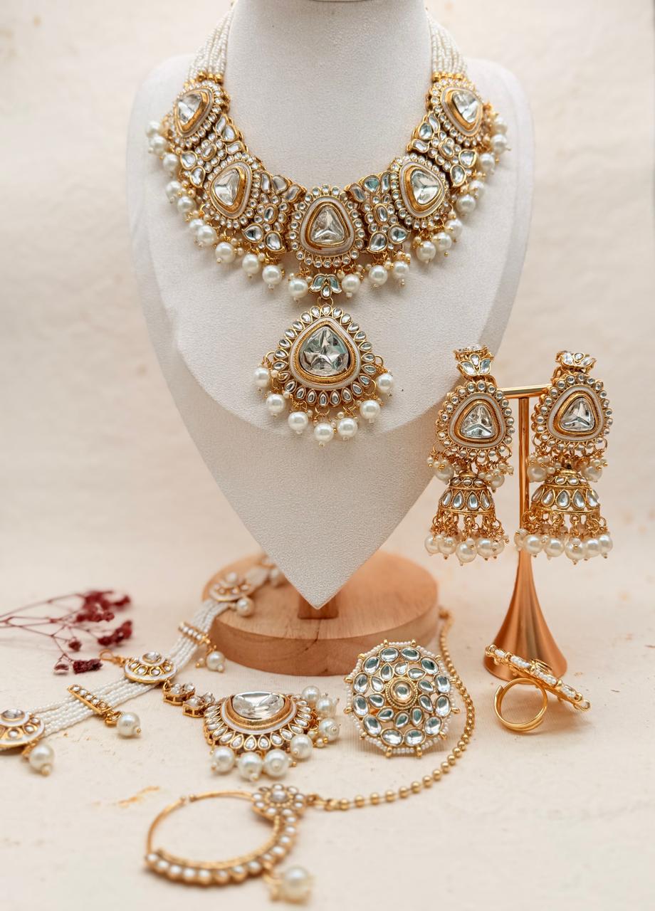Rajratanika Kundan Bridal Set