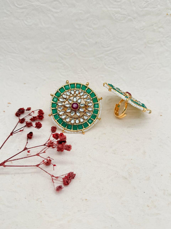 Rajrani Mint – Kundan Bridal Set