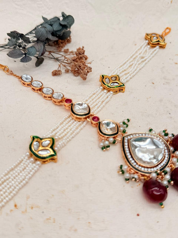 Rudhroopika Kundan Bridal Set