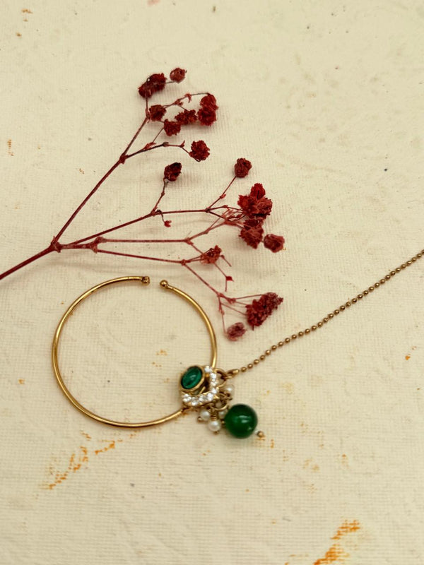 Shahmeher Emerald  – Kundan Bridal Set