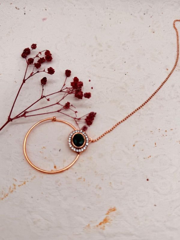 Rajratna Emerald – Kundan Bridal Set