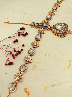Rajratna Clear – Kundan Bridal Set