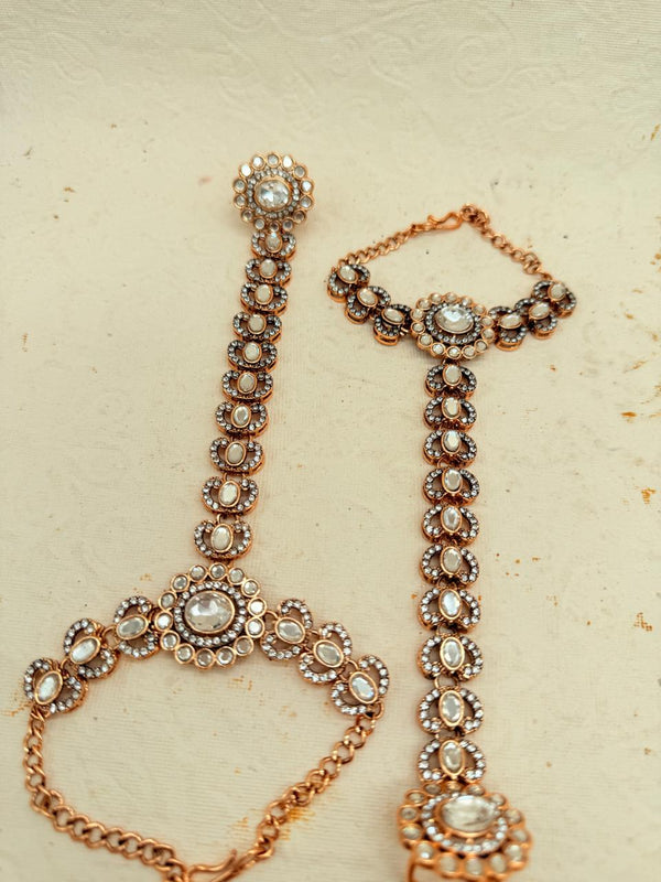Rajratna Clear – Kundan Bridal Set