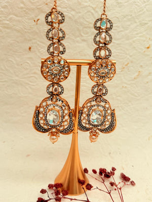 Rajratna Clear – Kundan Bridal Set
