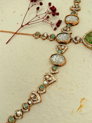 Shahbano Mint – Kundan Bridal Set