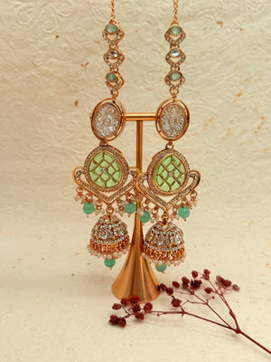 Shahbano Mint – Kundan Bridal Set