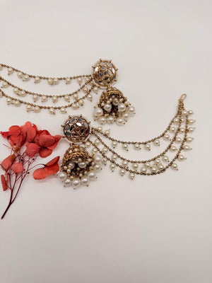Royal Noor – Kaan Chain Earrings