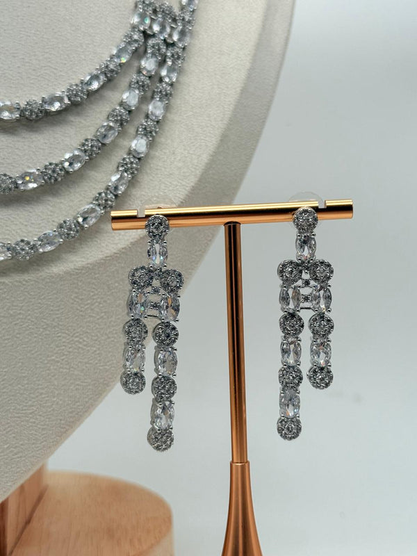 Lumière Crystalfall – AD Necklace Set Clear Variant