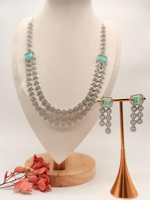 Aqua Royale Cascade – AD Necklace Set