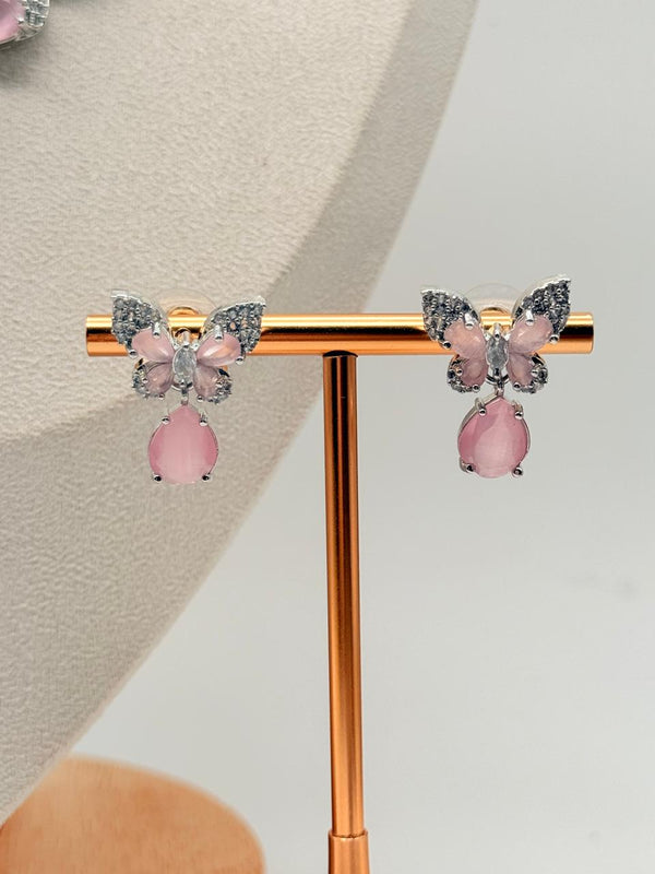 Blush Wing AD Necklace Set